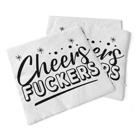 Paper Cocktail Napkins Cheers Fuckers