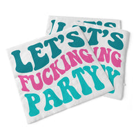 Paper Cocktail Napkins Let's Fucking Party