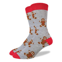 Good Luck Sock Men's Gingerbread Men Socks