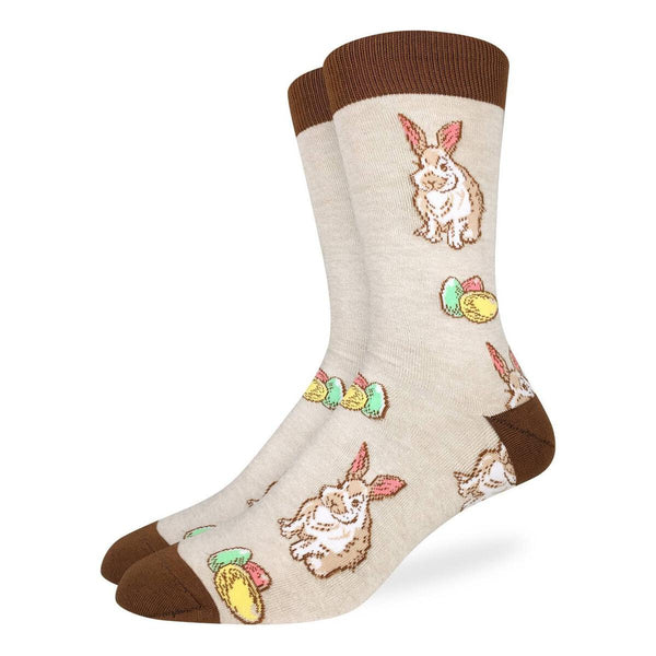 Good Luck Sock Men's Easter Bunny Eggs Socks