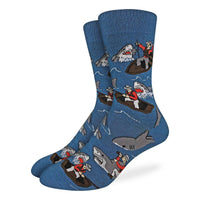 Good Luck Sock Men's Sharks vs Fishermen Socks