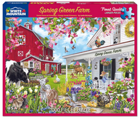 Spring Green Farm 1000 PC Puzzle