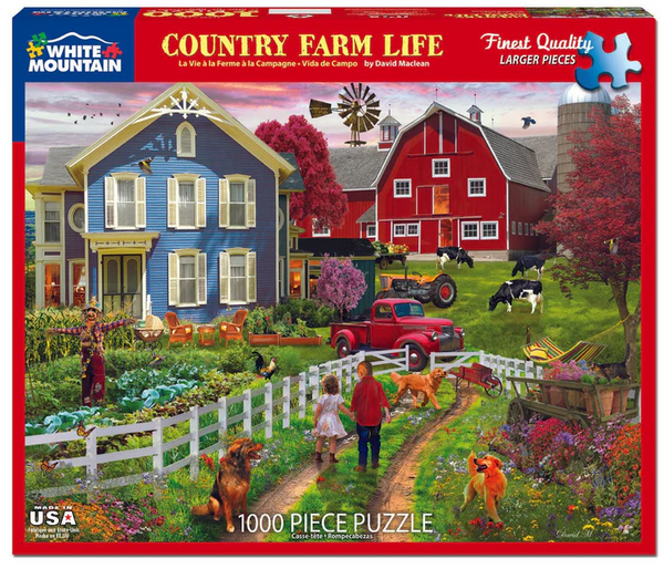 Country Farm Life 1000 PC Puzzle