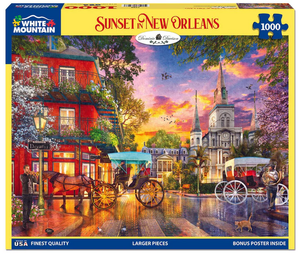 Sunset In New Orleans 1000 PC Puzzle