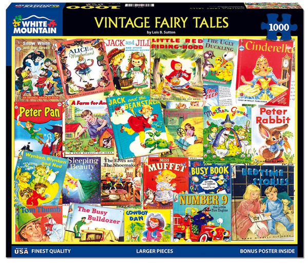 Vintage Fairy Tales 1000 PC Puzzle