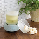 2-in-1 Candle & Wax Warmer Beach Glass