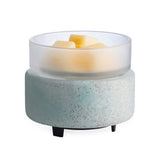 2-in-1 Candle & Wax Warmer Beach Glass
