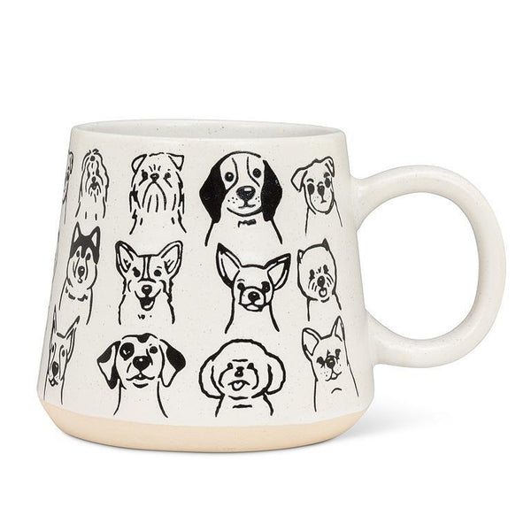 Oversized Mug Dogs Sketch
