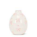 Pink Bows Vase Large