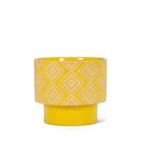 Diamond Planter Yellow