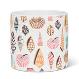 Printed Planter Colourful Shells Large