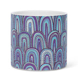 Printed Planter Blue Arches Large