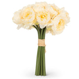 Peony Small 18 Stem Bouquet Cream
