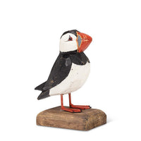 Carved Puffin on Base Small