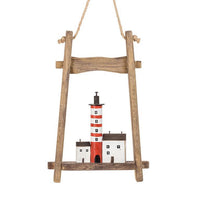 Lighthouse & Houses Wall Decor