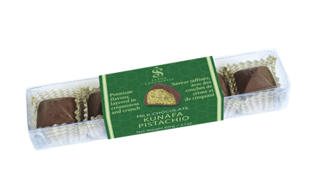 Dubai Milk Chocolates with Pistachio Kunafa