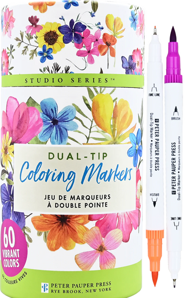 Dual-Tip Coloring Markers Set