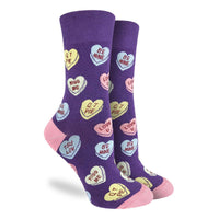 Good Luck Sock Women's Candy Hearts Socks