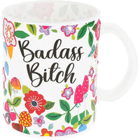 Glass Mug Badass Bitch