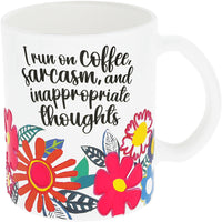 Glass Mug Coffee & Sarcasm
