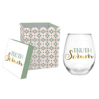 Stemless Wine Glass Truth Serum