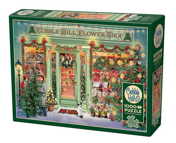 Christmas Flower Shop 1000 Piece Puzzle