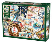 Seashore Sketchbook 1000 Piece Puzzle