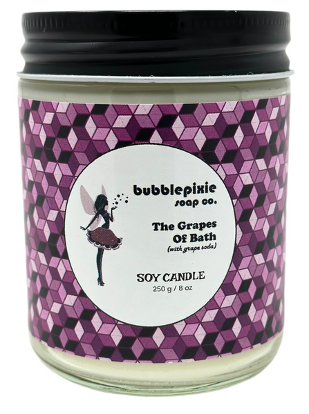 Soy Jar Candle Grapes Of Bath
