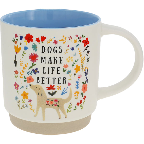 Dogs Make Life Better Mug