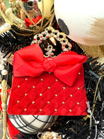 Purse Ornament Red