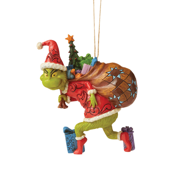 Jim Shore Ornament Grinch Tiptoeing