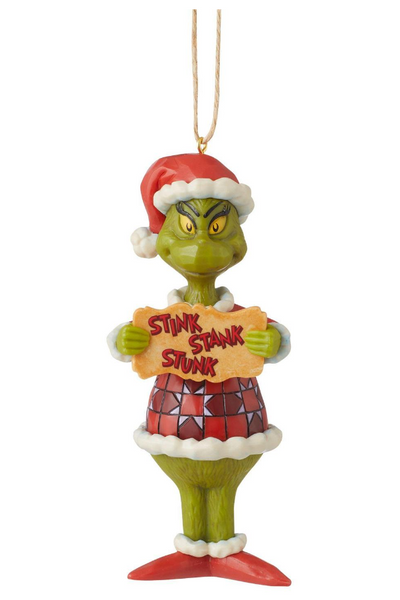 Jim Shore Ornament Stink Stank Stunk Grinch