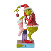 Jim Shore Figure Grinch Stealing Ornaments