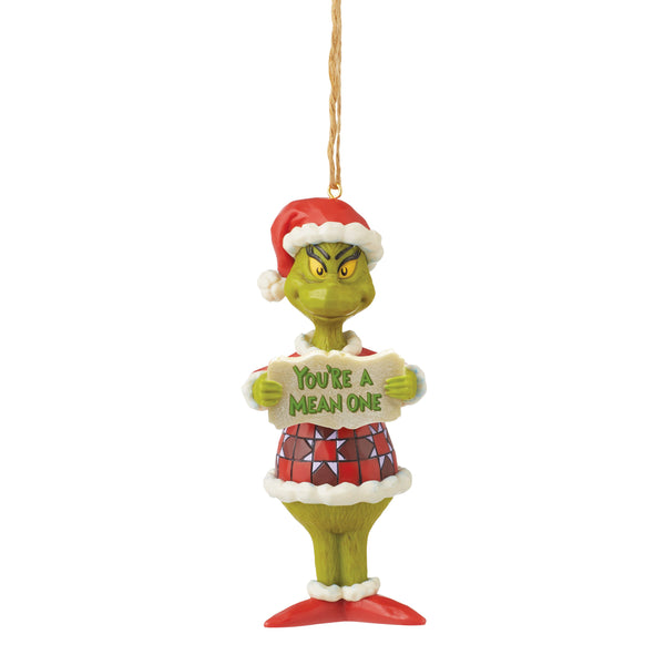 Jim Shore Ornament You're a Mean One Grinch