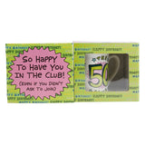 Greeting Card Mug 50th Birthday Club