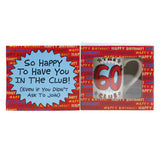 Greeting Card Mug 60th Birthday Club