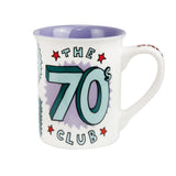 Greeting Card Mug 70th Birthday Club