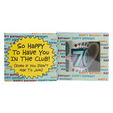 Greeting Card Mug 70th Birthday Club