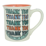 Greeting Card Mug Thank You