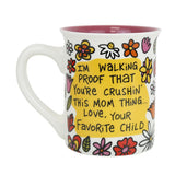 Greeting Card Mug Mom