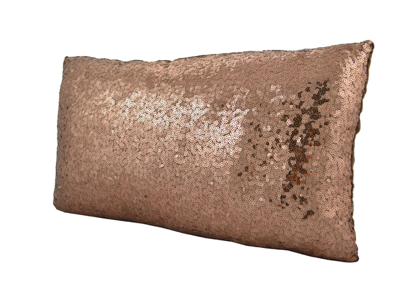 Bronze Sequin Cushion