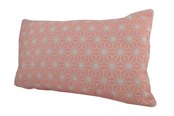 Stars Rectangle Cushion Pink