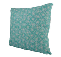 Stars Square Cushion Aqua