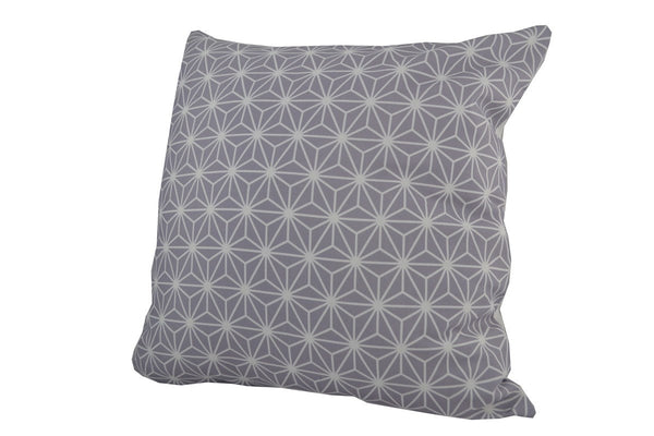 Stars Square Cushion Grey Lilac