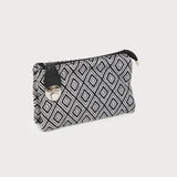 Kylie Crossbody Purse Diamond Black