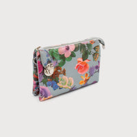 Kylie Crossbody Purse Floral Blue