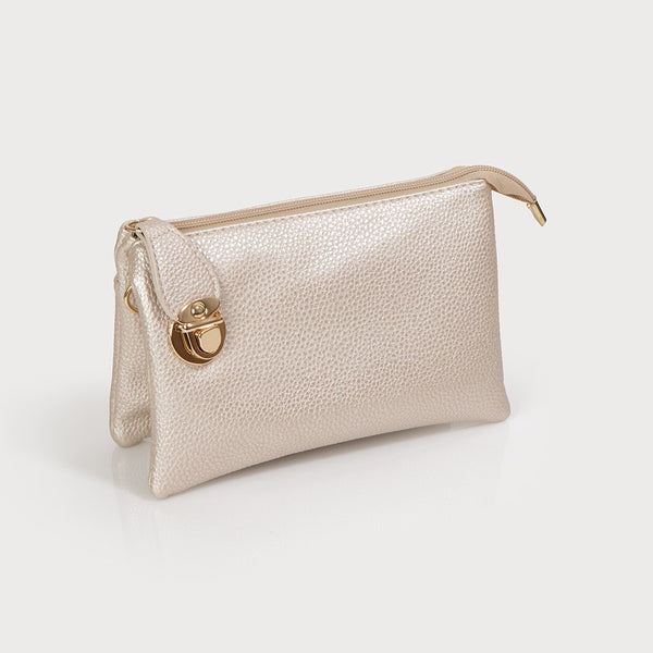 Kylie Crossbody Purse Champagne