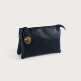 Kylie Crossbody Purse Navy Smooth
