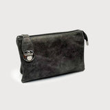 Kylie Crossbody Purse Gunmetal Smooth