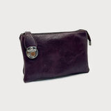 Kylie Crossbody Purse Plum Smooth